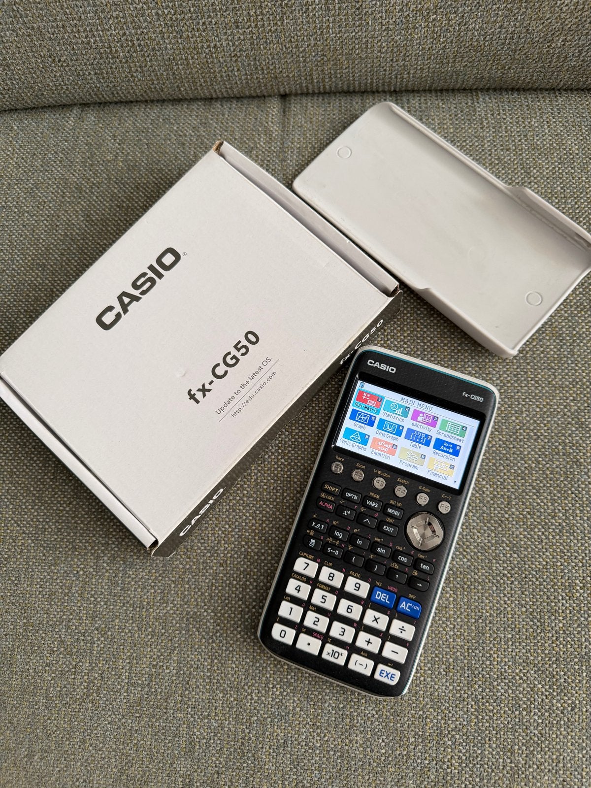 Casio fx-CG50 grafische rekenmachine, Ophalen of Verzenden, Grafische rekenmachine, Zo goed als nieuw