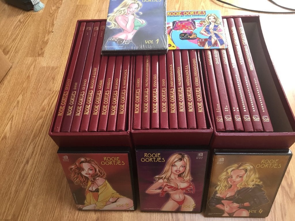 Rode Oortjes lekturama serie plus DVD's, prachtverzameling, Complete serie of reeks, Ophalen of Verzenden, Zo goed als nieuw