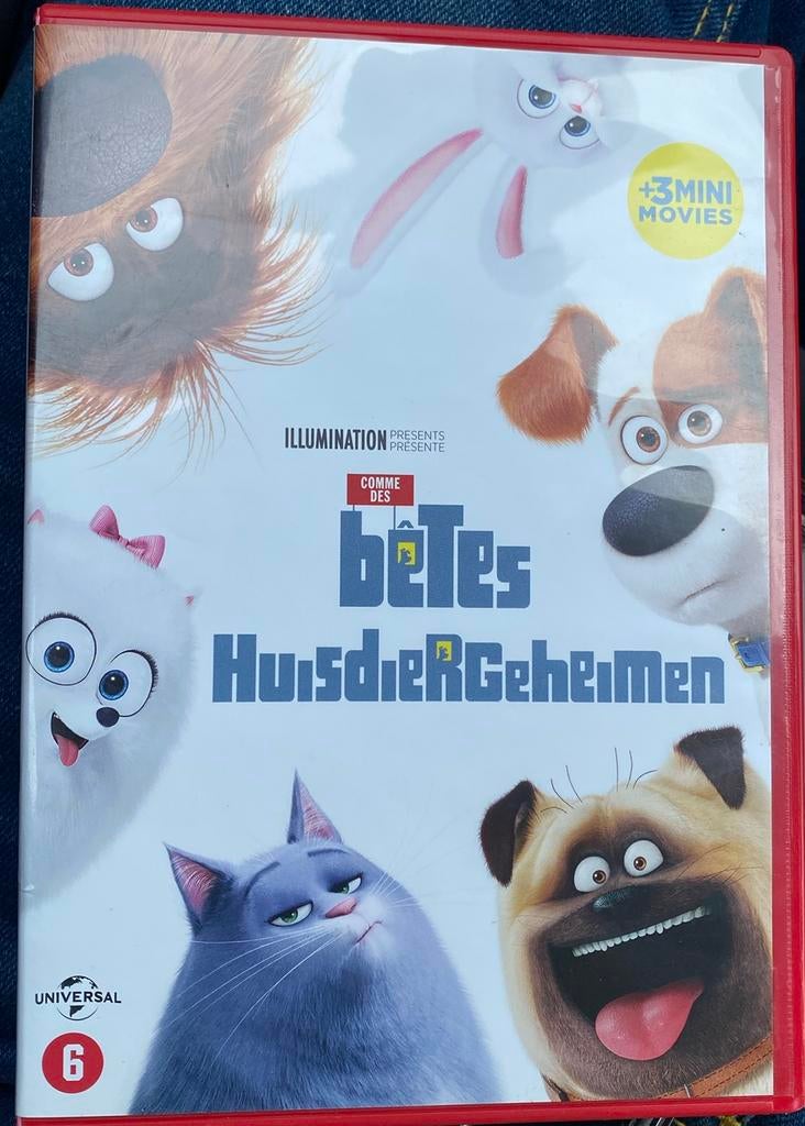 Huisdier geheimen dvd, Alle leeftijden, Ophalen of Verzenden, Zo goed als nieuw