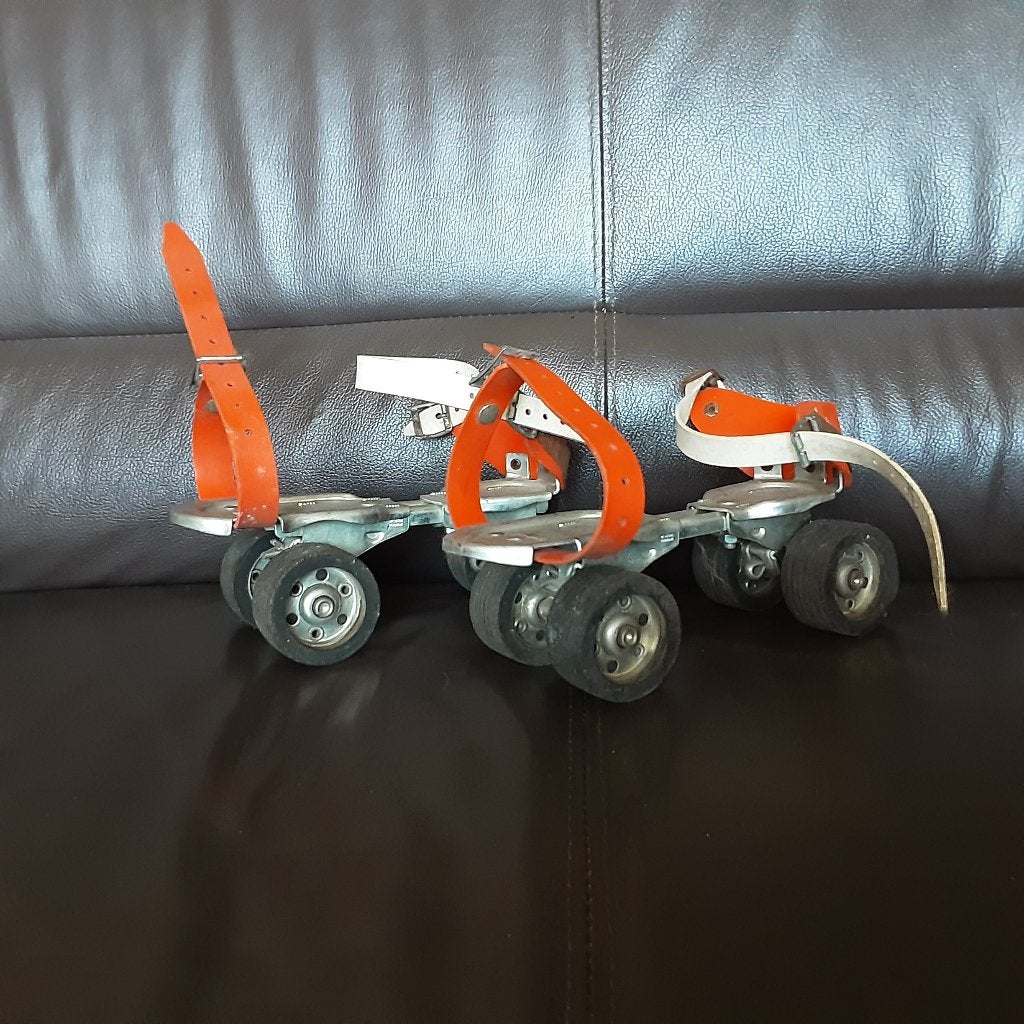 Retro / vintage gloria rolschaatsen, Ophalen, Verstelbaar, Gebruikt