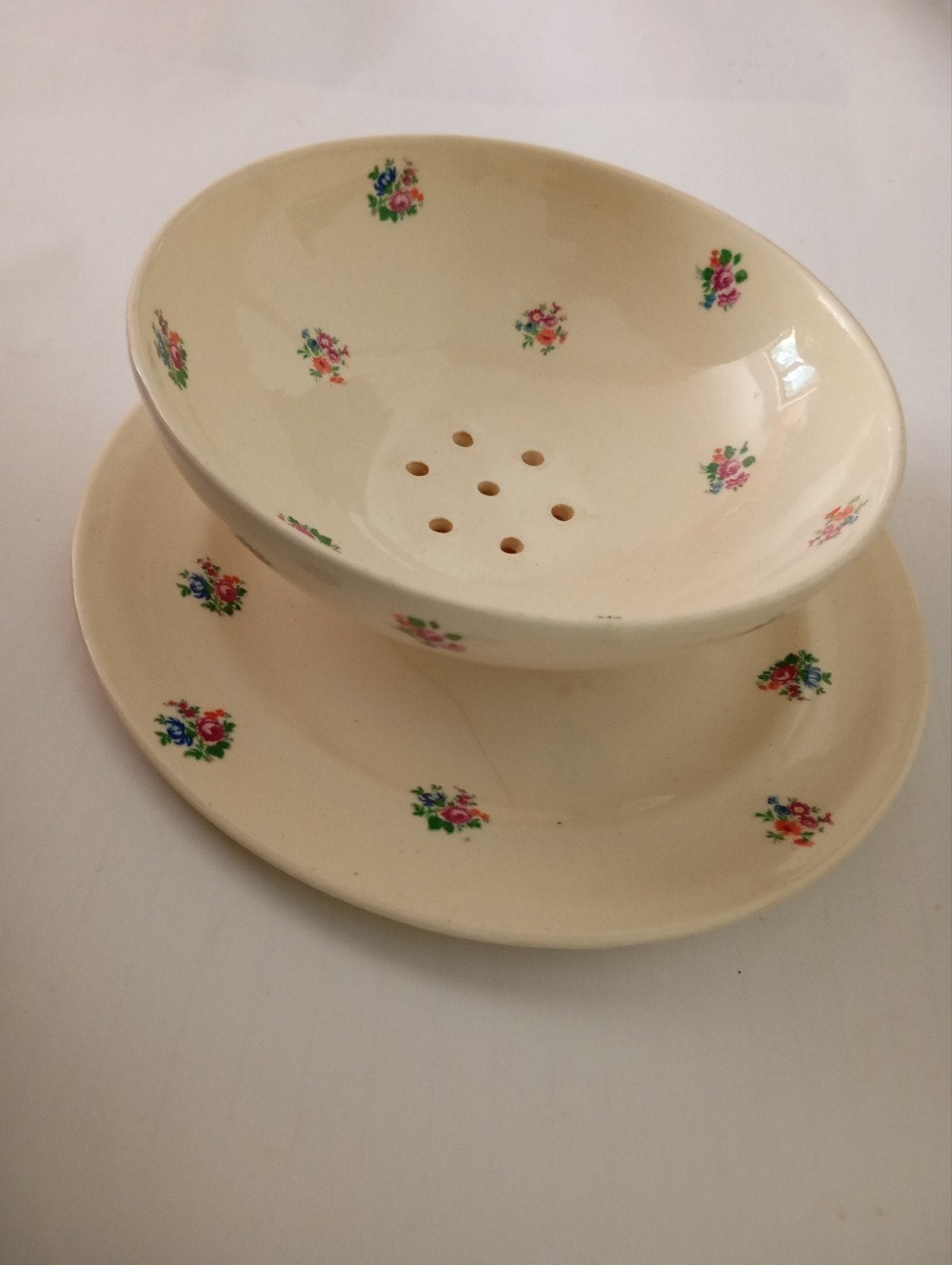 vintage fruittest Gouda Plazuid Kon. Plateelbakkerij, Ophalen of Verzenden