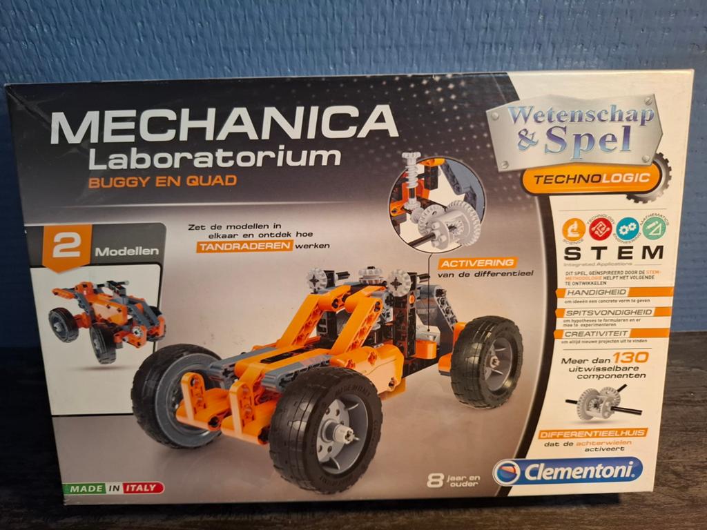 Clementoni Mechanica Laboratorium Buggy en Quad, Ophalen of Verzenden, Zo goed als nieuw, Overige merken