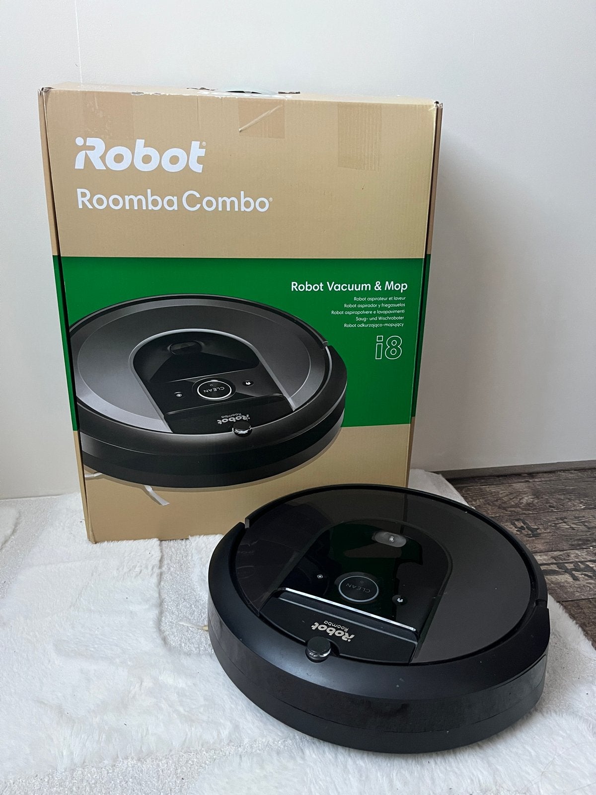 iRobot Roomba Combo i8 Robotstofzuiger en Dweilrobot, Witgoed en Apparatuur, IRobot, Ophalen of Verzenden, Zo goed als nieuw, Robotstofzuiger