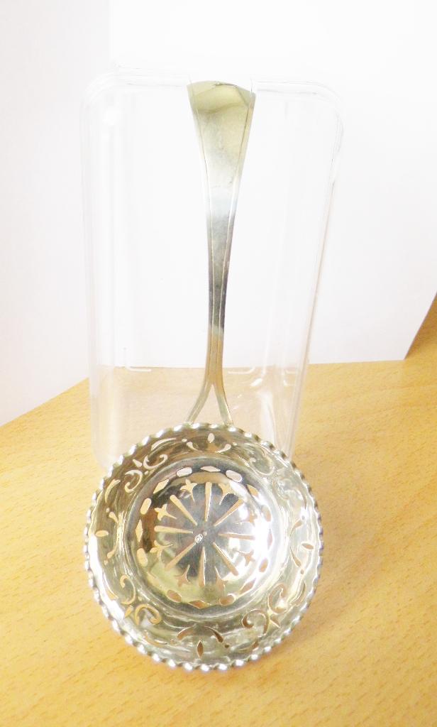 Zilveren strooilepel, Ophalen of Verzenden, Zilver