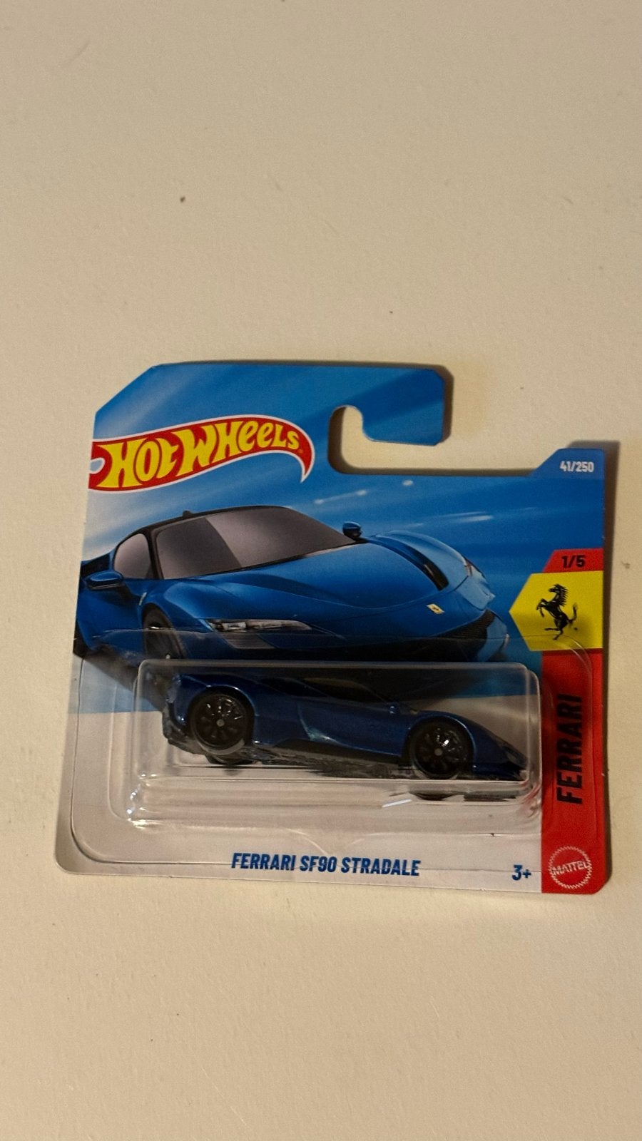 Hot Wheels Ferrari SF90 Stradale Blauw (Nieuw), Ophalen of Verzenden, Nieuw