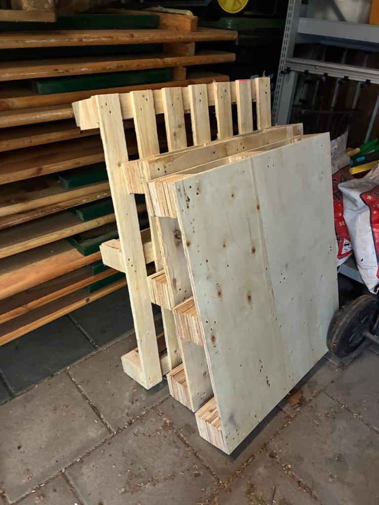 Pallets, Ophalen, 50 mm of meer, Pallet, Minder dan 200 cm
