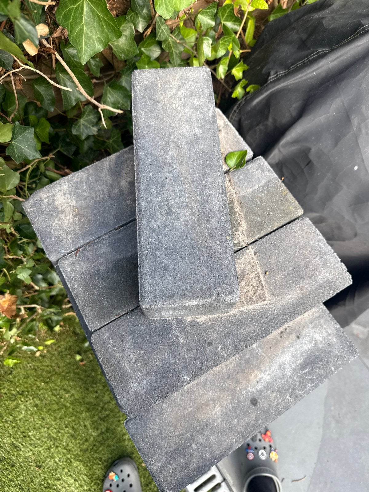 Oprit stenen longstone 31x10x7 cm Antraciet, Ophalen, Overige materialen, Overige typen, Minder dan 20 cm