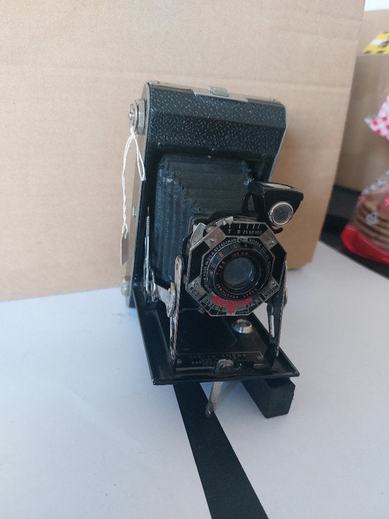 Antieke Kodak Six-20 vouwcamera (9), Ophalen of Verzenden, Voor 1940, Fototoestel