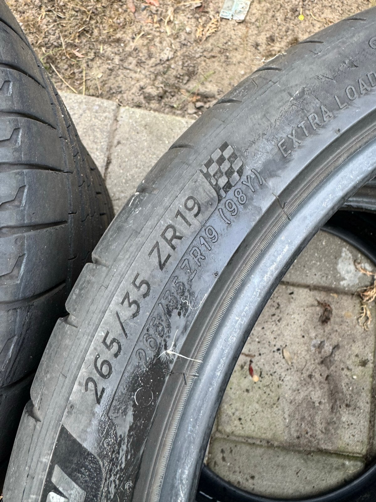 2x Michelin Pilot Sport 4S 265/35 ZR19 98Y Zomerband, Ophalen, Gebruikt