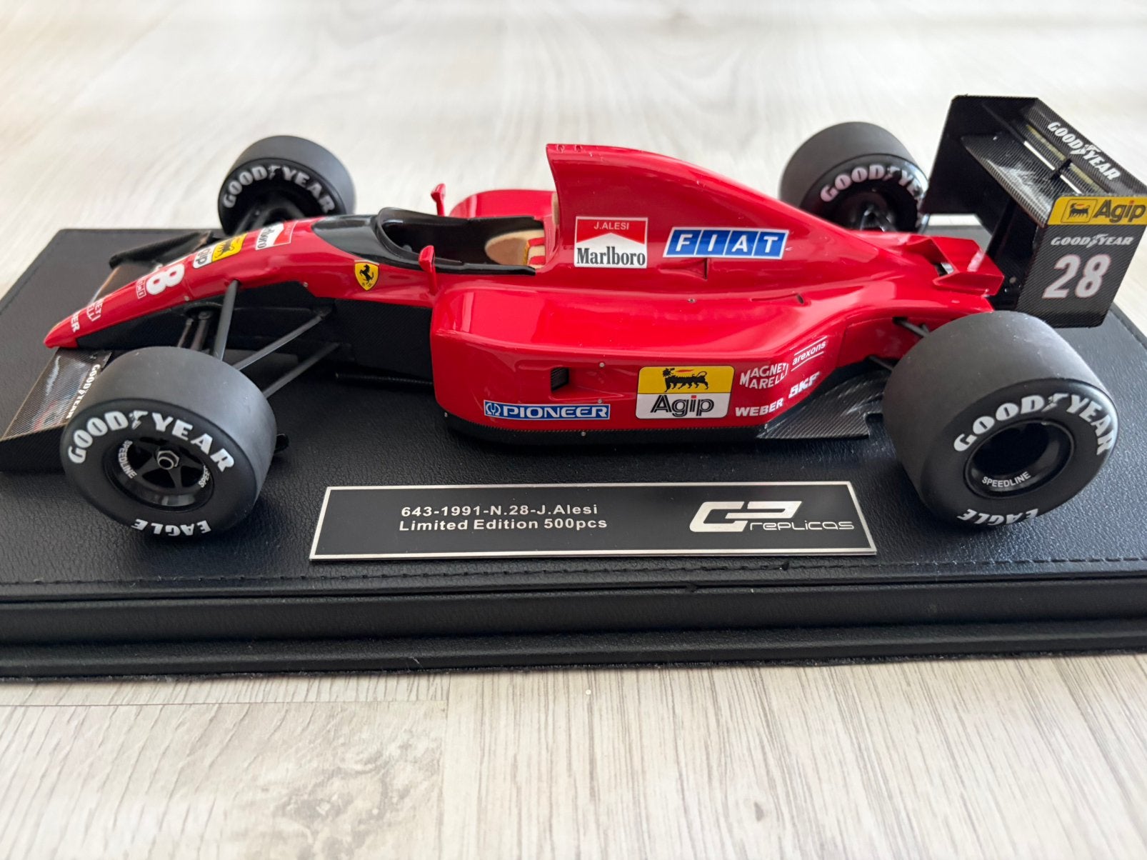 Ferrari 643 1991 Alesi GP Replicas 1:18, Ophalen of Verzenden, Zo goed als nieuw, Auto, Overige merken