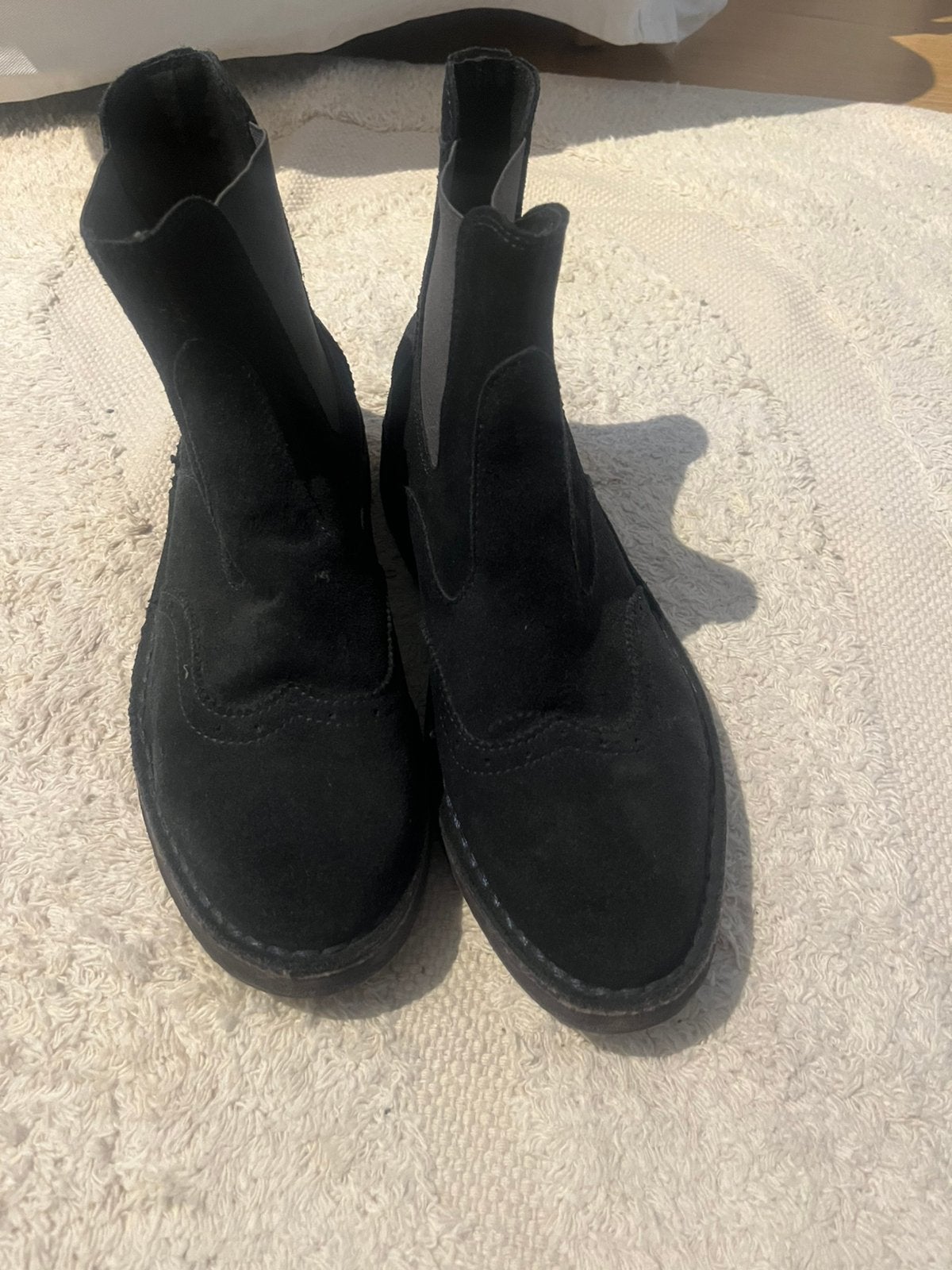 Cinti suede laarsjes maat 40, Blauw, Lage of Enkellaarzen, Ophalen of Verzenden, Zo goed als nieuw