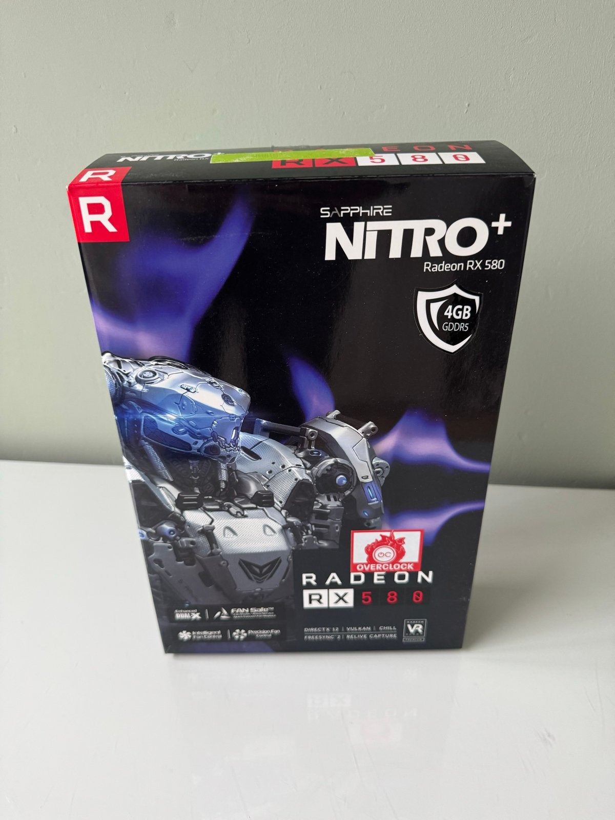 Sapphire Nitro+ Radeon RX 580 4GB GDDR5 Videokaart, Computers en Software, PCI-Express 3, Verzenden, HDMI, AMD