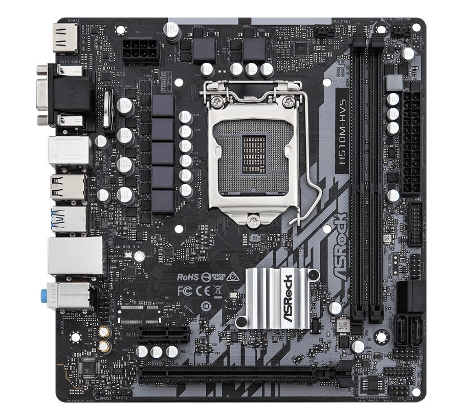 Asrock H510M-HVS R2.0 Socket 1200, Computers en Software, Moederborden, LGA1200, DDR4, Ophalen of Verzenden, Bijsterhuizen 1111 , Nijmegen Gelderland, NL