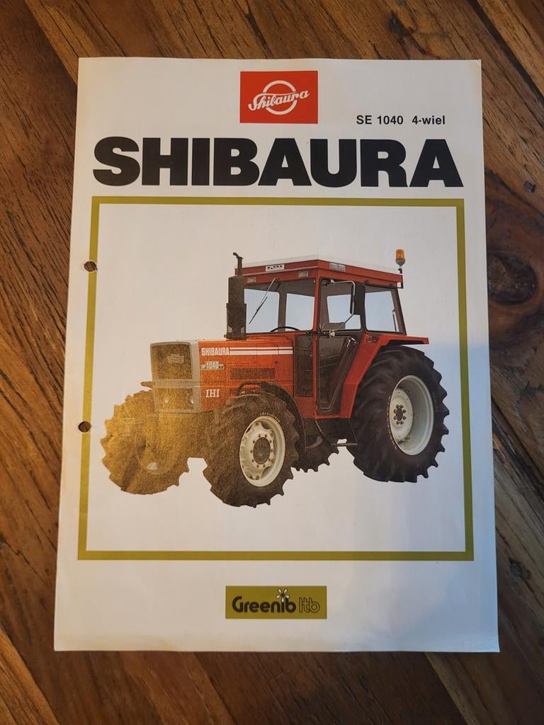 tractor folder Shibaura SE 1040 4-wiel, Ophalen of Verzenden, Zo goed als nieuw
