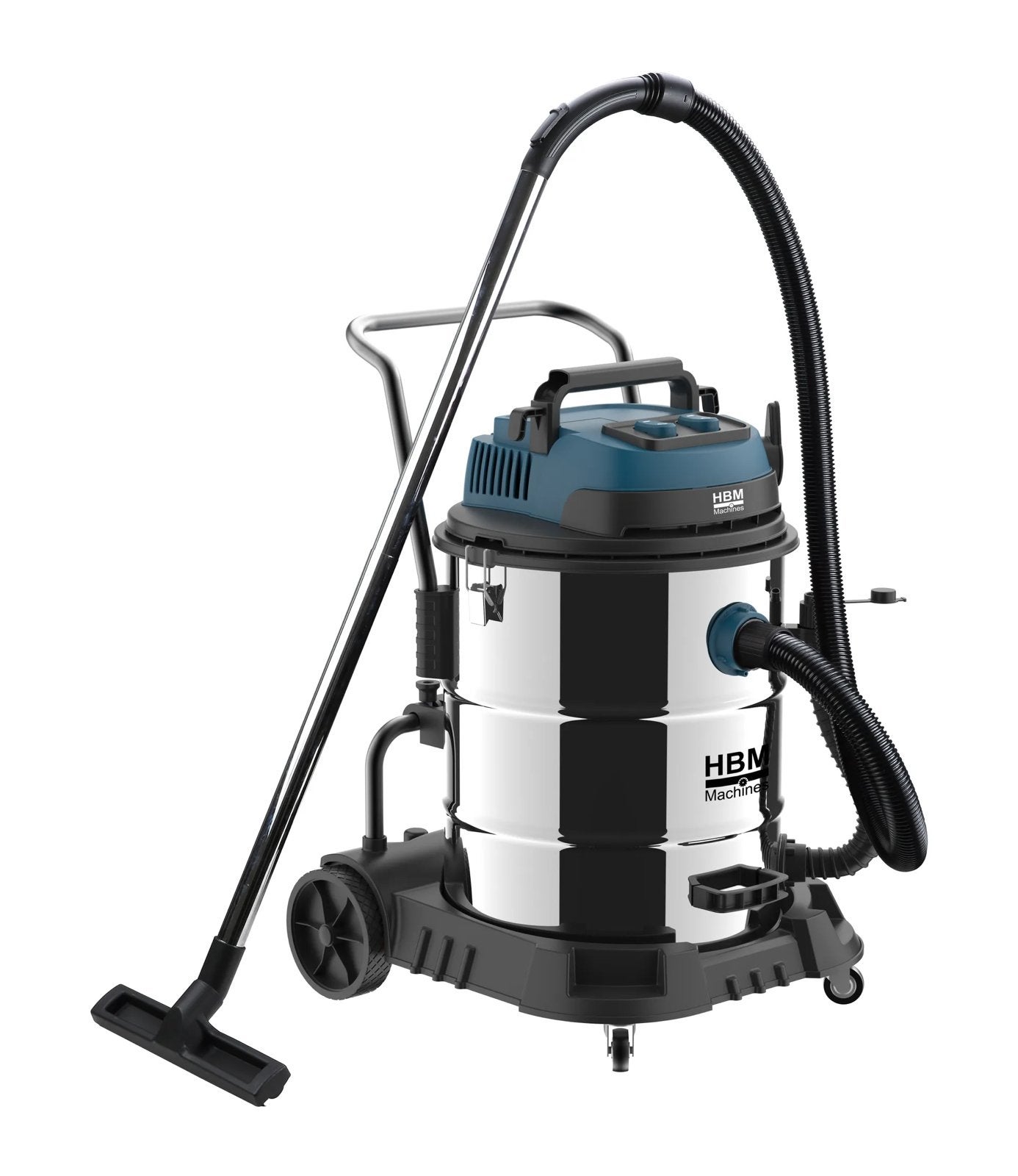 HBM Bouwstofzuiger Nat/Droog 2x1200W – Voor elke klus, Doe-het-zelf en Verbouw, Reinigingsmachines, Ophalen, Nieuw, Waterstofzuiger