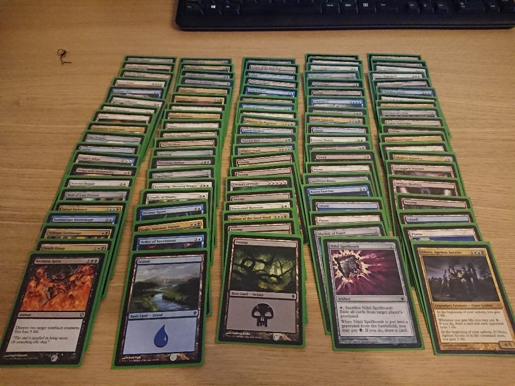 Eternal Bargain, Compleet en NM, Commander 2013, Ophalen of Verzenden, Zo goed als nieuw, Speeldeck