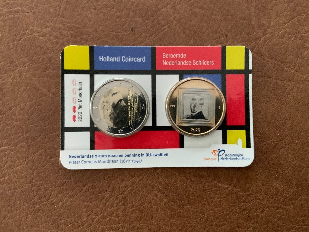 coincard BU Piet Mondriaan, Ophalen of Verzenden, Koningin Beatrix, Euro's, Setje