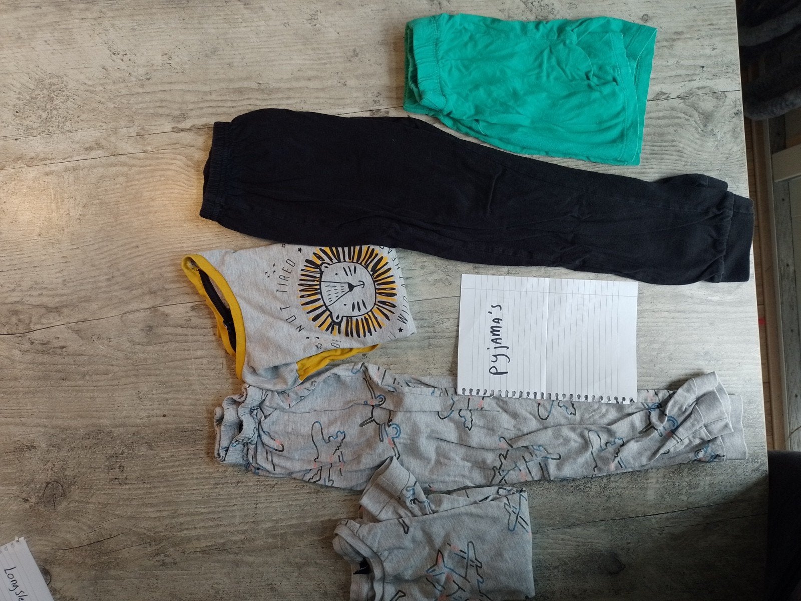 Kledingpakket voor jongens maat 116: pyjama's, jeans, jas en, Ophalen, Gebruikt, Diverse merken, Jongen