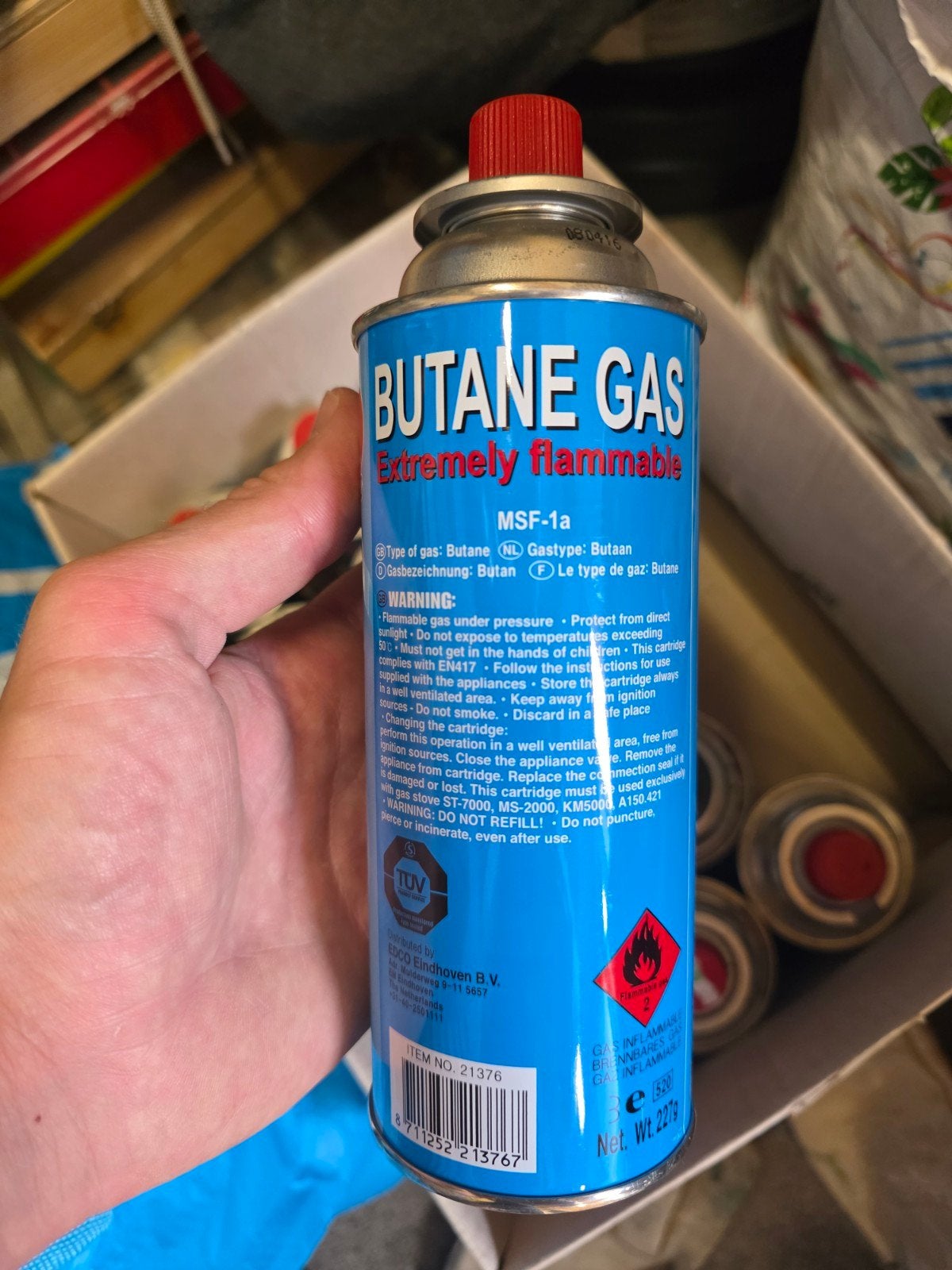 Butaangas  - 12 stuks, Ophalen, Nieuw