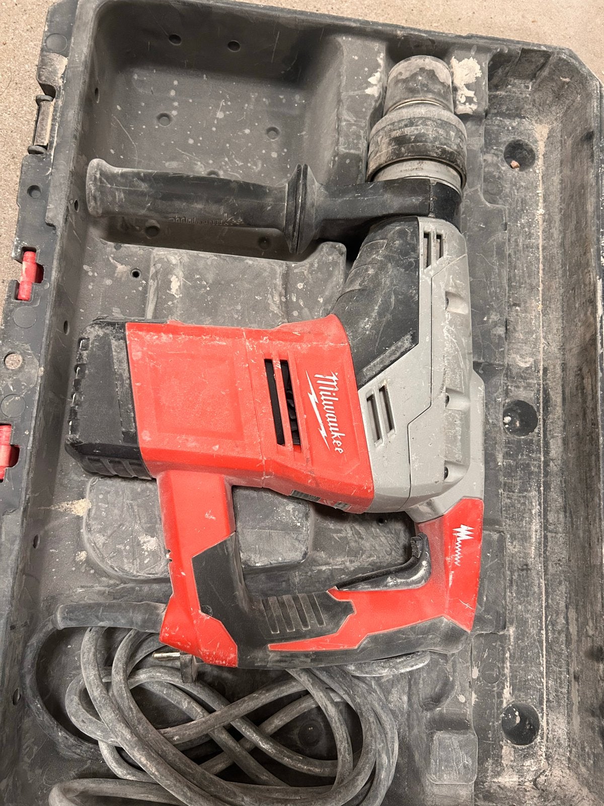 Milwaukee K 500 ST Boorhamer - 1100W SDS-Max, Ophalen, Boor- en/of Breekhamer, Klopboormechanisme, Gebruikt