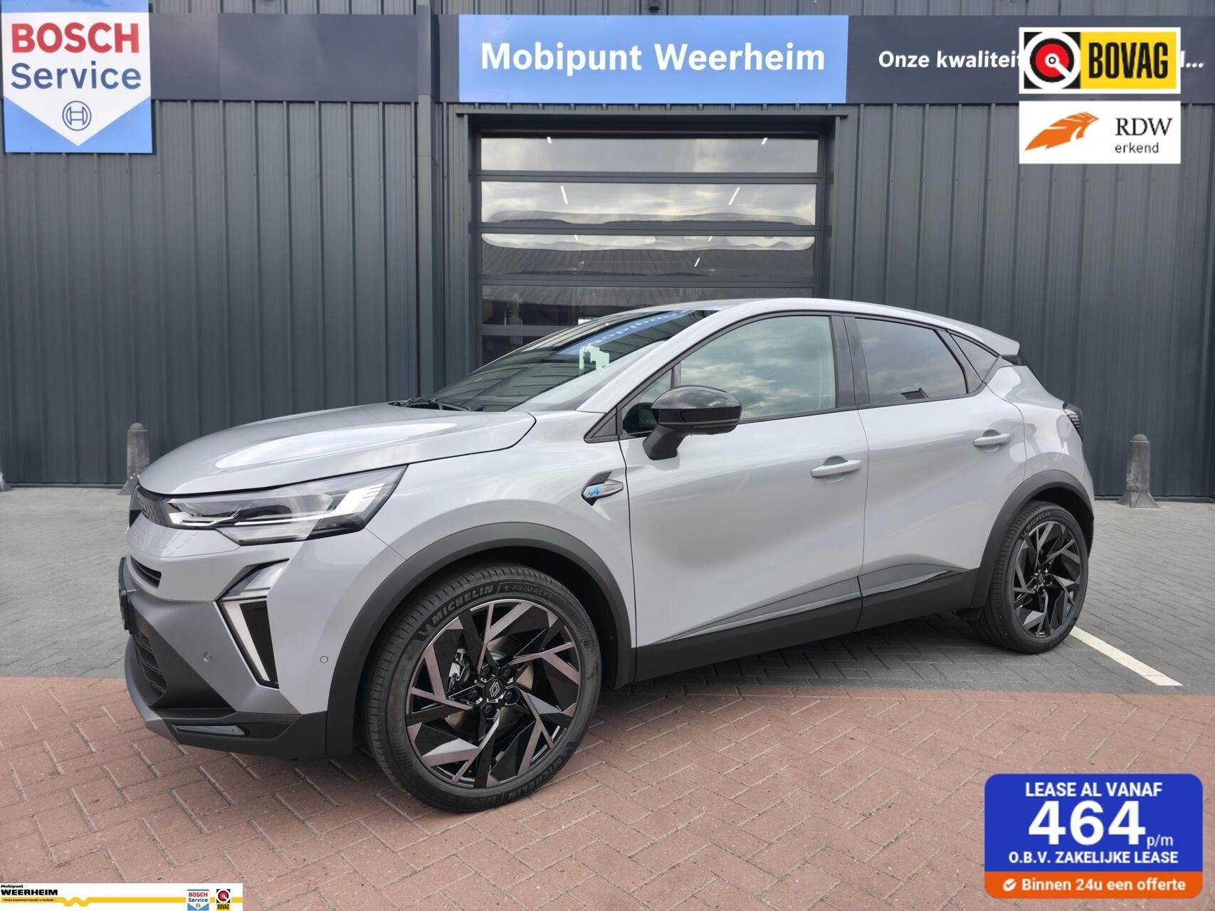 Renault Captur 1.8 E-Tech full hybrid 160 esprit Alpine Rijk, 12 maanden, 1341 kg, 4 cilinders, Parkeersensor