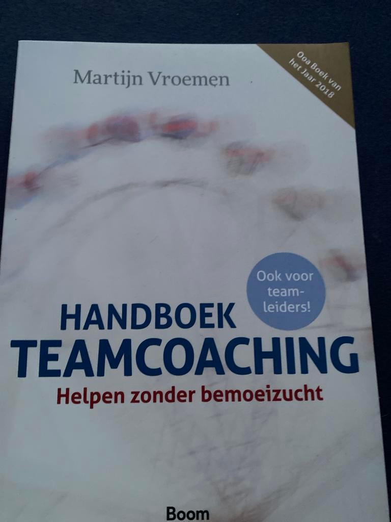 Handboek Teamcoaching: Helpen zonder bemoeizucht, Ophalen of Verzenden, Nieuw