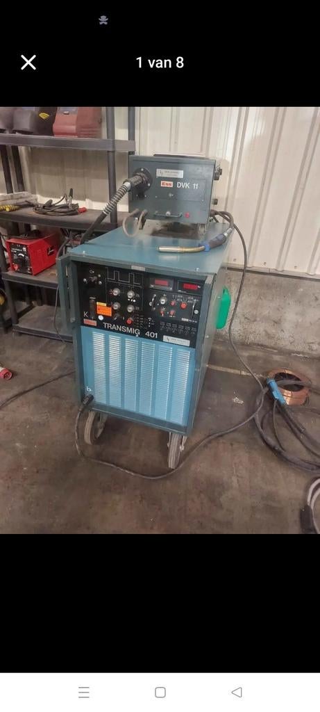 Te Koop  Las apparaat ESS.  WATER GEKOELD !, Ophalen, Minder dan 150 ampère, Elektroden