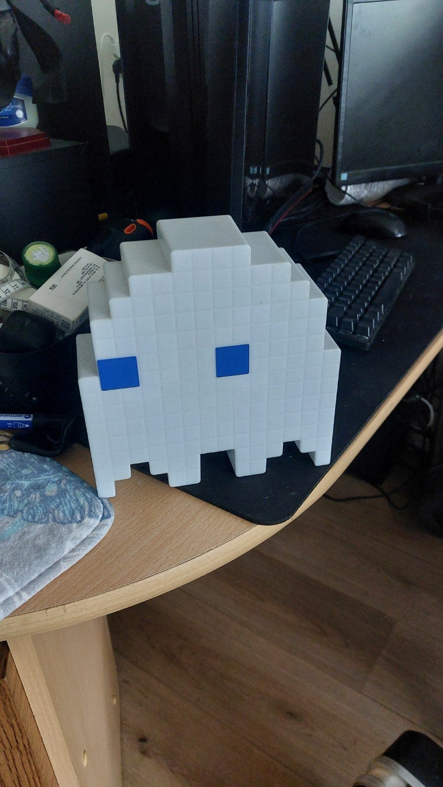 Pacman lamp, Ophalen