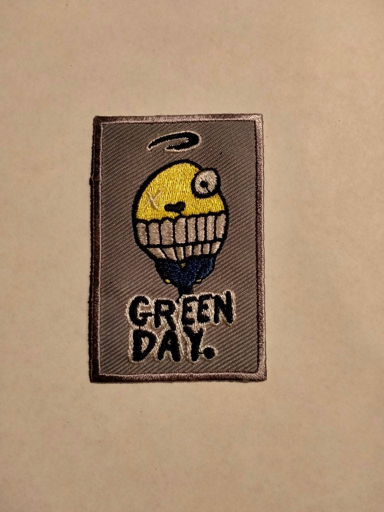 Greenday Green Day muziek rock patch kleding embleem logo 2, Ophalen of Verzenden, Nieuw, Kleding