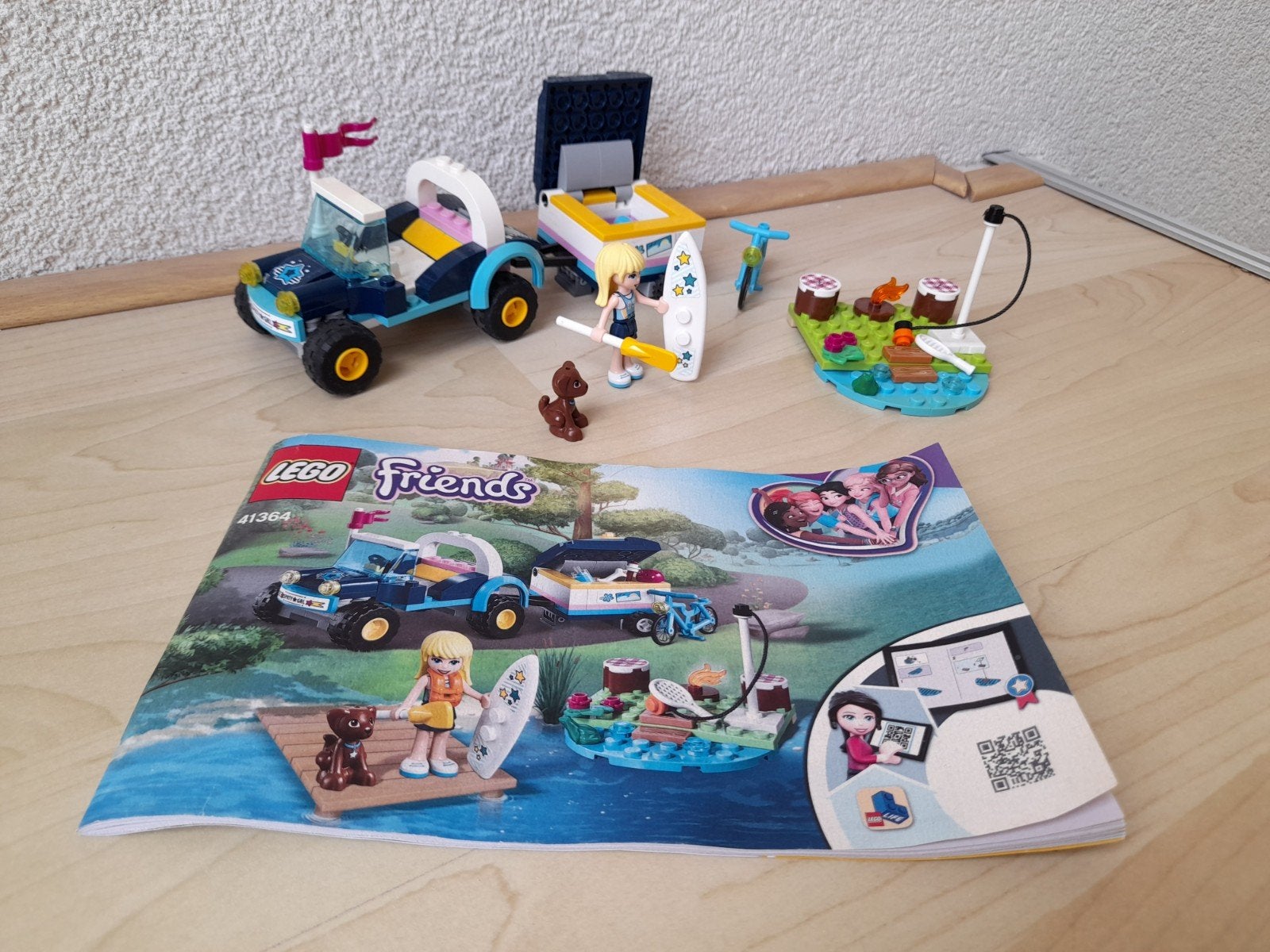 Lego Friends 41364 Stephanie's Buggy & Trailer, Lego, Friends, Ophalen of Verzenden, Zo goed als nieuw