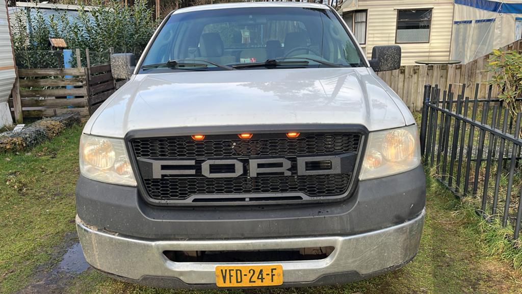 Ford f150 2008 Wit, Auto's, Bestelauto's, Particulier, Ford, Benzine, Automaat, Geïmporteerd, Wit, Grijs, Stof, Achterwielaandrijving