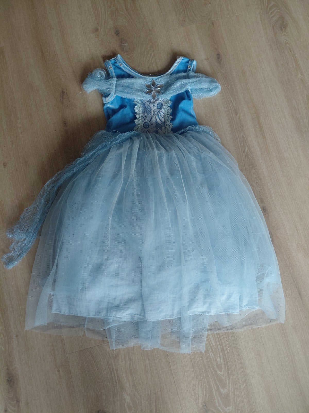 Elsa jurk Frozen verkleedjurk maat 120, Kinderen en Baby's, Carnavalskleding en Verkleedspullen, Ophalen of Verzenden, Zo goed als nieuw
