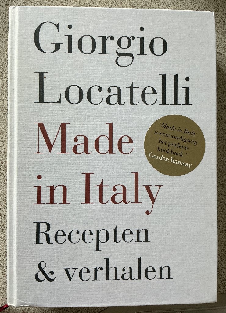 Made in Italy - Giorgio Locatelli (NL), Italië, Giorgio Locatelli, Ophalen of Verzenden, Zo goed als nieuw