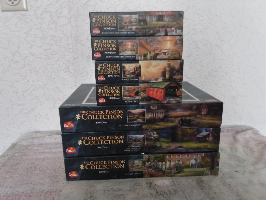 Legpuzzels, Ophalen, 500 t/m 1500 stukjes, Zo goed als nieuw, Legpuzzel
