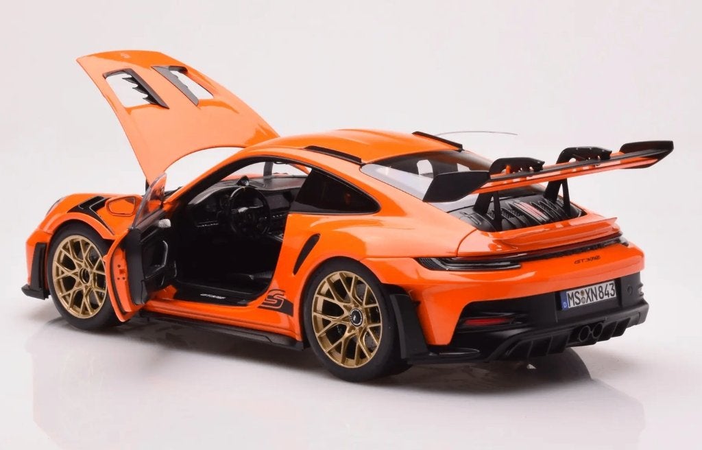 Porsche 911 GT3 RS 2022 GT Gulf Orange 1/18 NOREV R. 187360, Verzenden, Nieuw, Auto, Norev