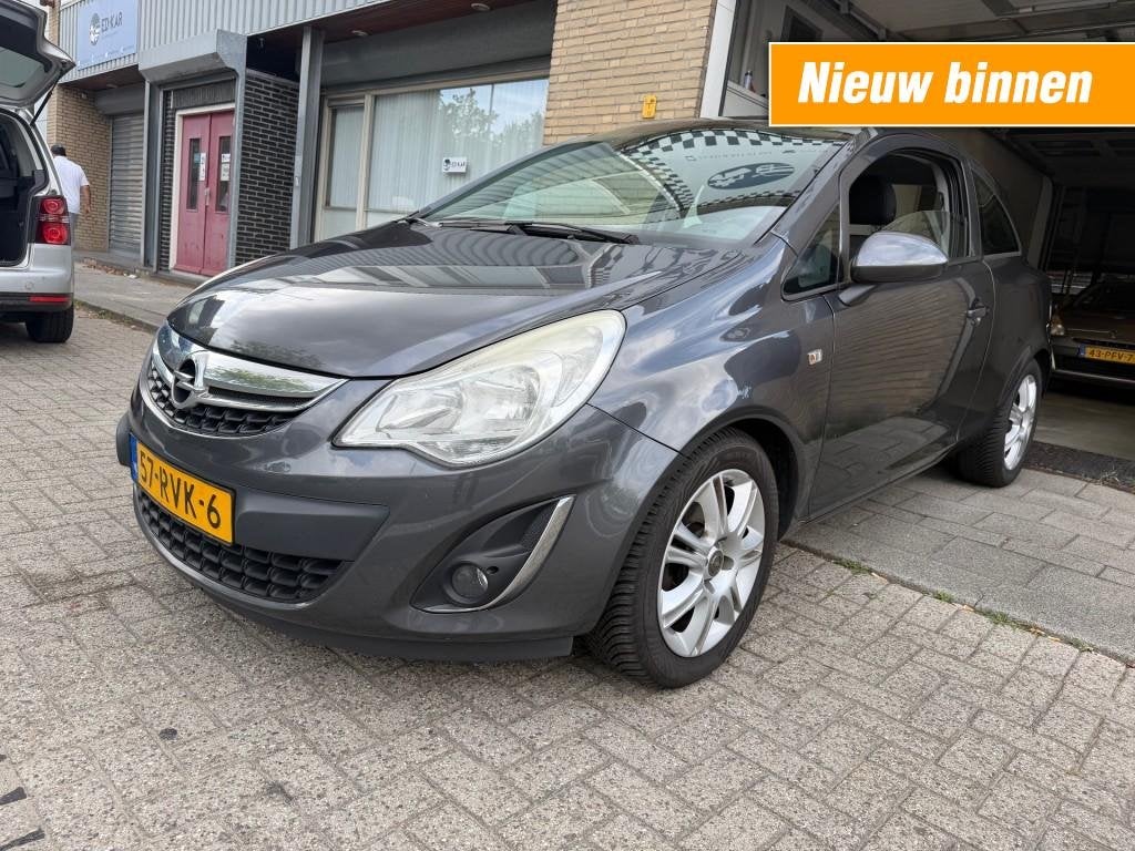 Opel CORSA 1.2-16V Edition AIRCO 3DRS RIJDT GOED NAP APK 8-2, Voorwielaandrijving, Euro 5, 1229 cc, Origineel Nederlands