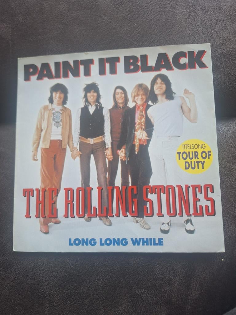 Rolling stones paint it black, Cd's en Dvd's, Vinyl Singles, Ophalen of Verzenden, Zo goed als nieuw, Rock en Metal