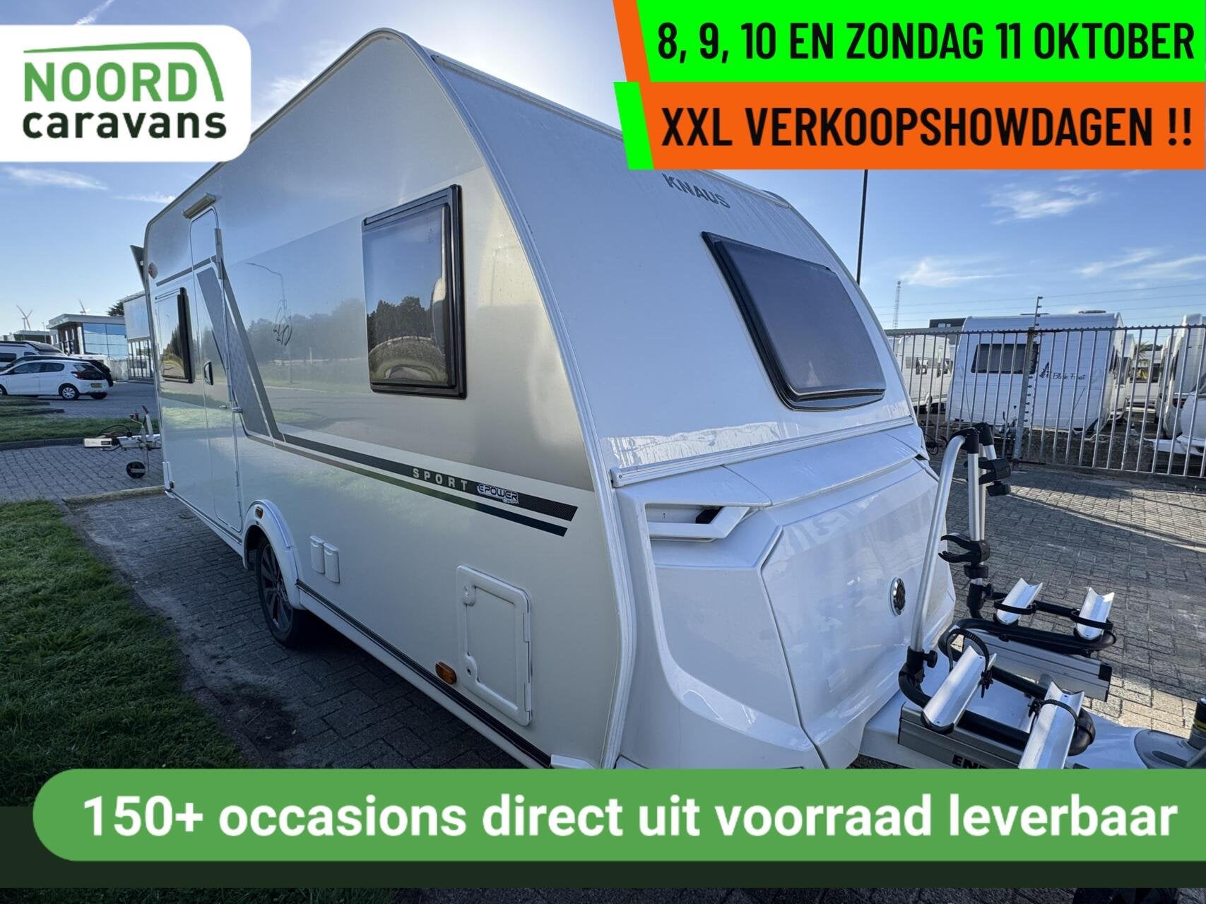 Knaus E-POWER - XXL VERKOOPSHOW 8,9,10 & 11 OKT. 10-17 UUR, Caravans en Kamperen, Rondzit, Bedrijf, 6 tot 7 meter, Knaus
