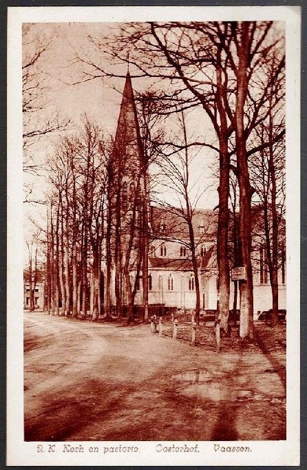VAASSEN - R.K.Kerk  Oosterhof   Ongelopen  Nr 073, Ophalen of Verzenden, 1940 tot 1960, Ongelopen, Gelderland