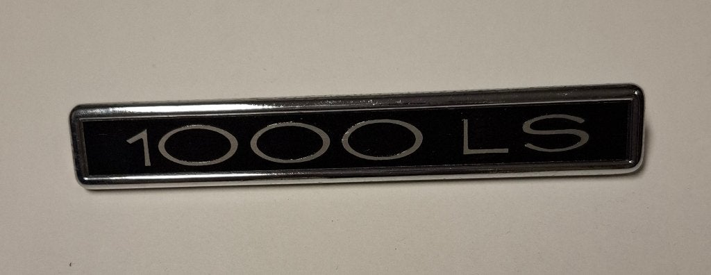 Sigle insigne logo metal Simca 1000 ls, Ophalen of Verzenden, Gebruikt