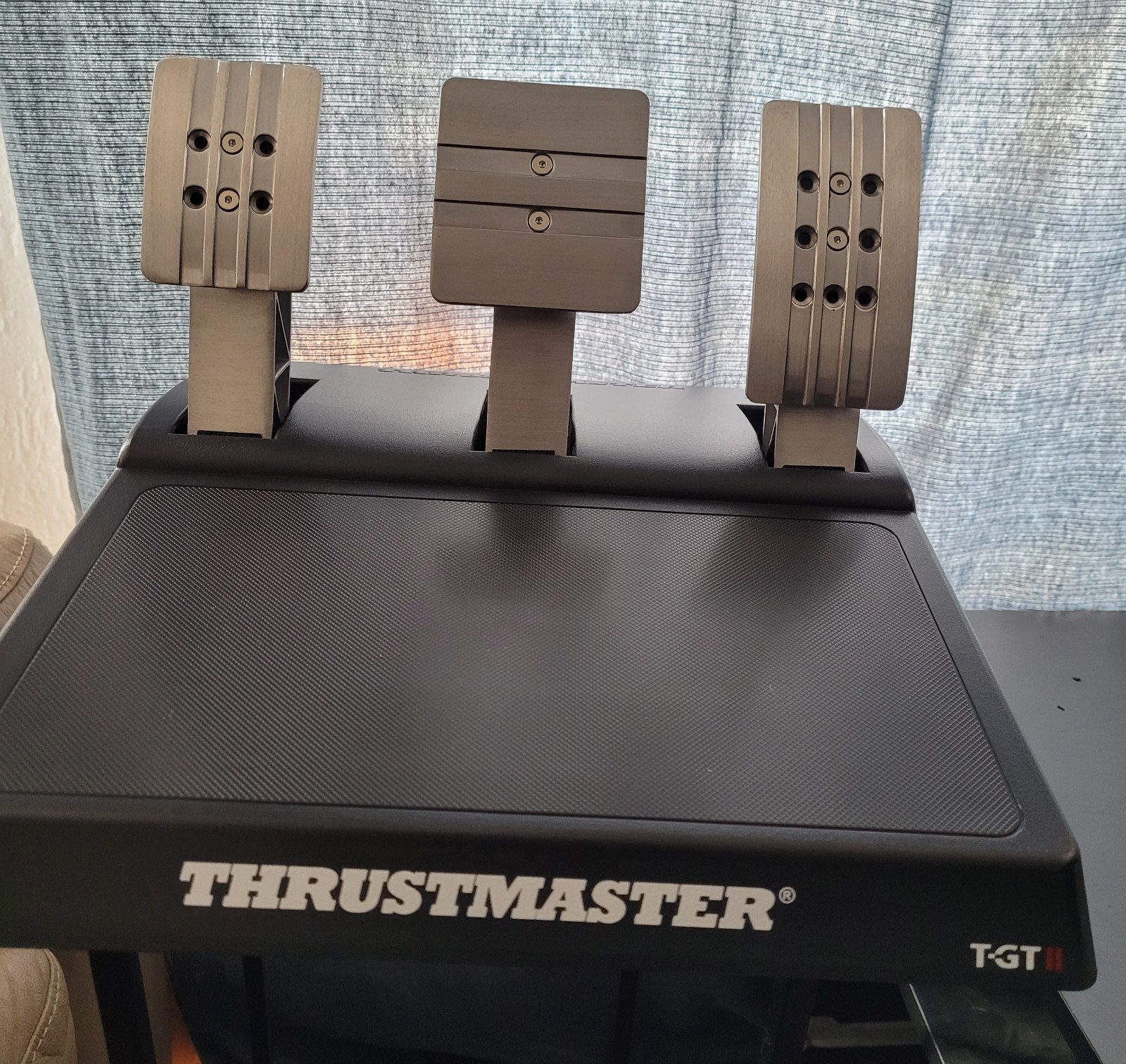 Thrustmaster T3PA T-GT II Pedalen - Zo goed als nieuw, Ophalen of Verzenden, Zo goed als nieuw, Thrustmaster, PC
