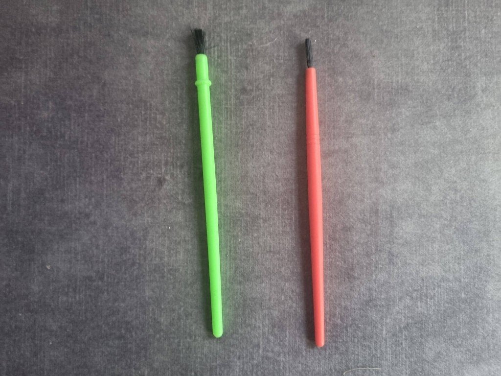 2 kinderverfkwast kinder verfkwast, Ophalen of Verzenden, Nieuw, Penseel of Kwast