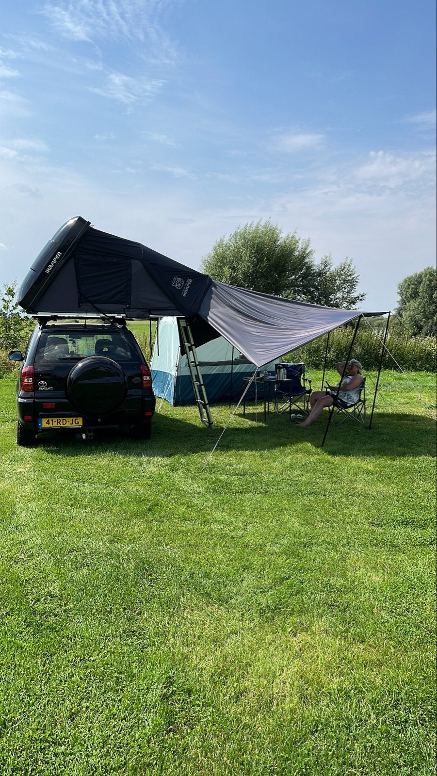 iKamper 3.0 Daktent mini 2 persoons -  teab, Caravans en Kamperen, Ophalen of Verzenden, Gebruikt, Tot en met 2