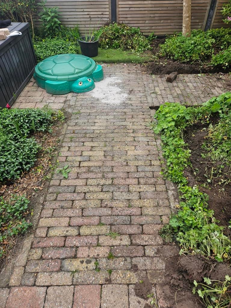 Gratis: klinkers voor tuin of oprit, Tuin en Terras, Ophalen, Gebruikt, Klinkers, 10 m² of meer