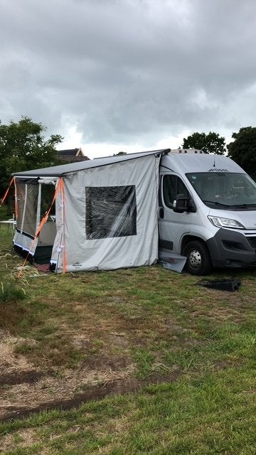 Obelink Queen Front 330 voortent met toebehoren, Ophalen, Zo goed als nieuw