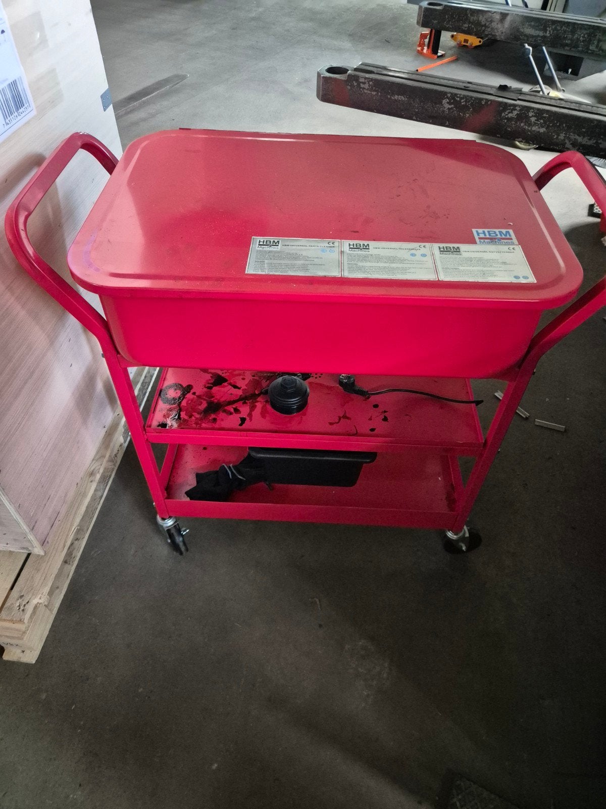 hbm ontvetterbak 90 liter, Ophalen, Gebruikt
