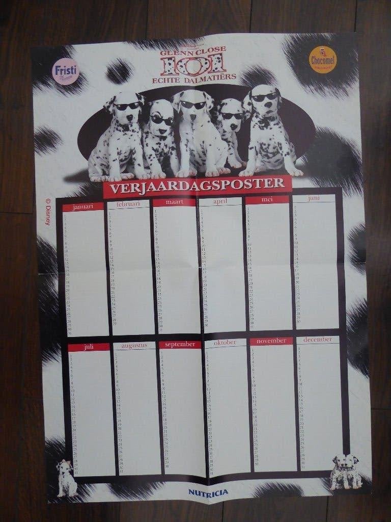 verjaardagsposter, Ophalen of Verzenden, Nieuw