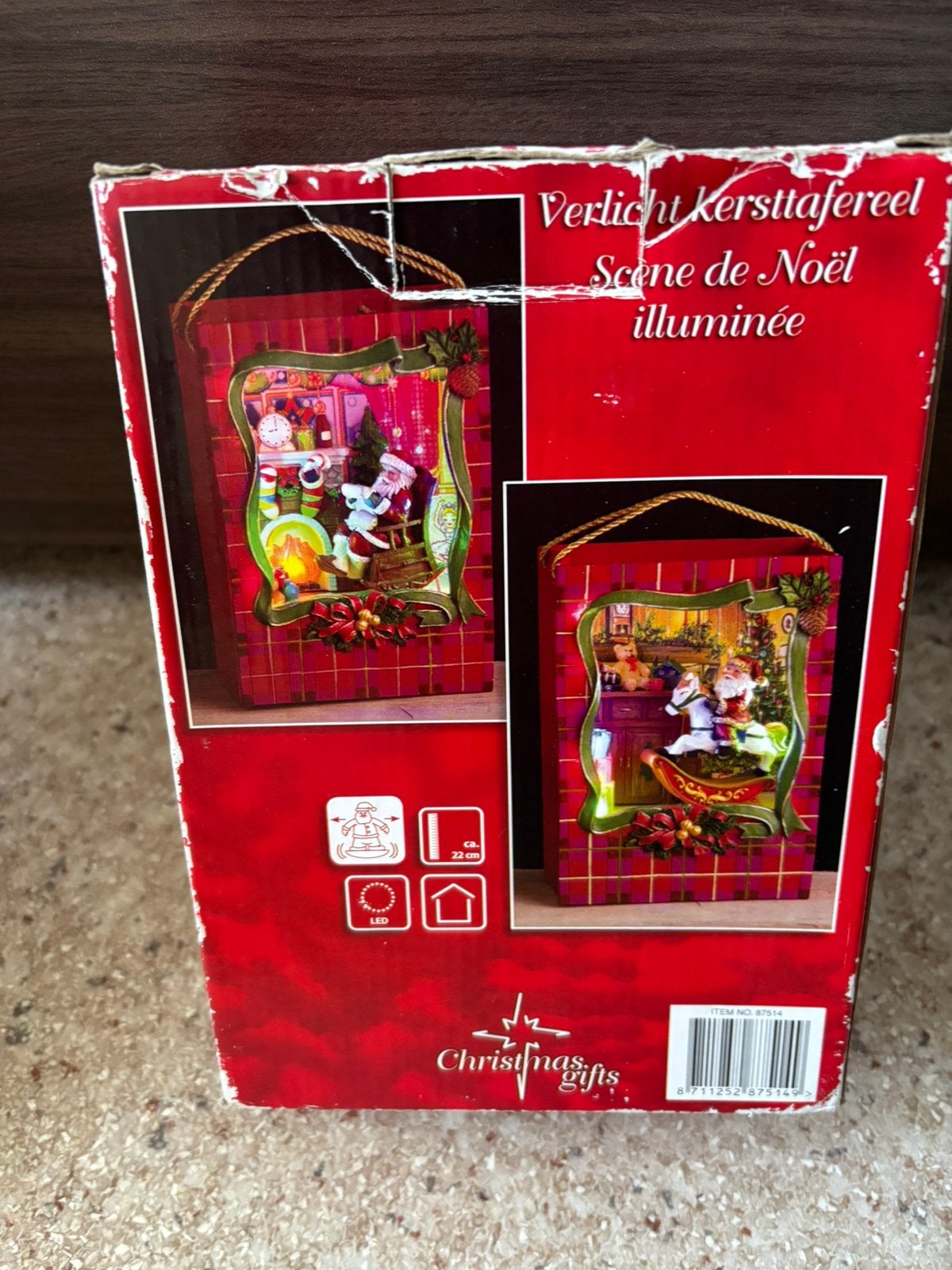 Oud kerstboek, Ophalen, Gebruikt