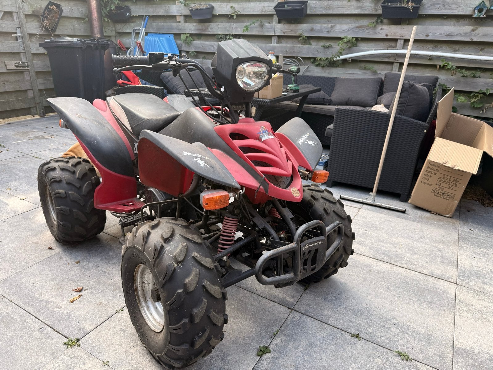 Leuke quad met kenteken 200cc - Loopt momenteel niet, Ophalen