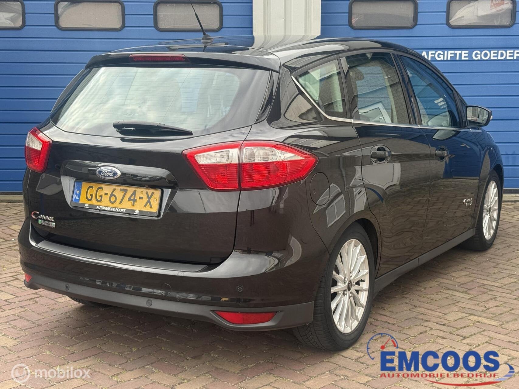 Ford C-Max 2.0 Plug-in Hybrid Titanium Plus * Airco * Automa, Auto's, Gebruikt, Euro 6, 4 cilinders, Zwart